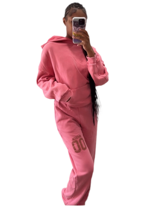 Pink 00 Sweat Suit