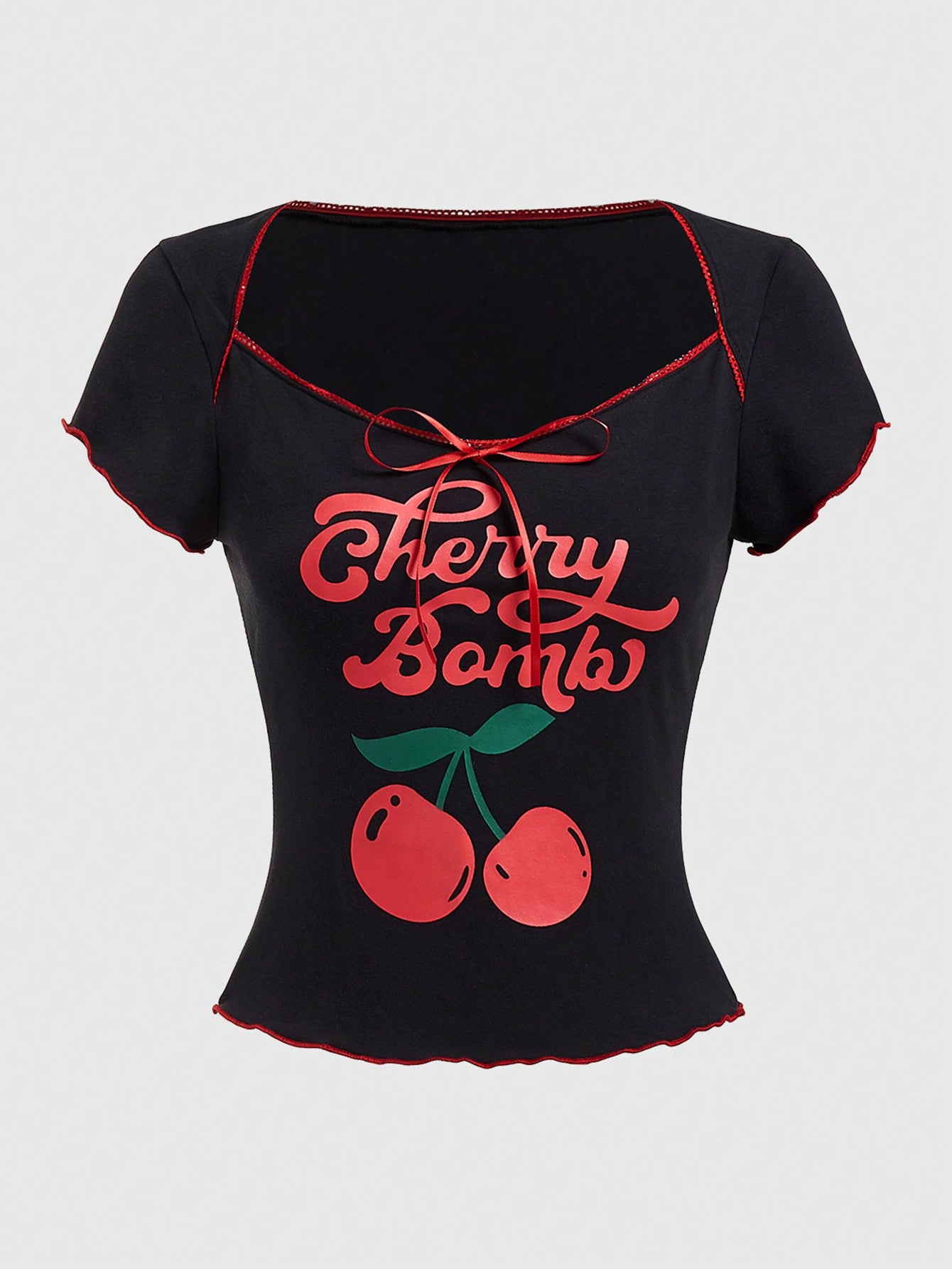 Cherry bomb shirt (black)