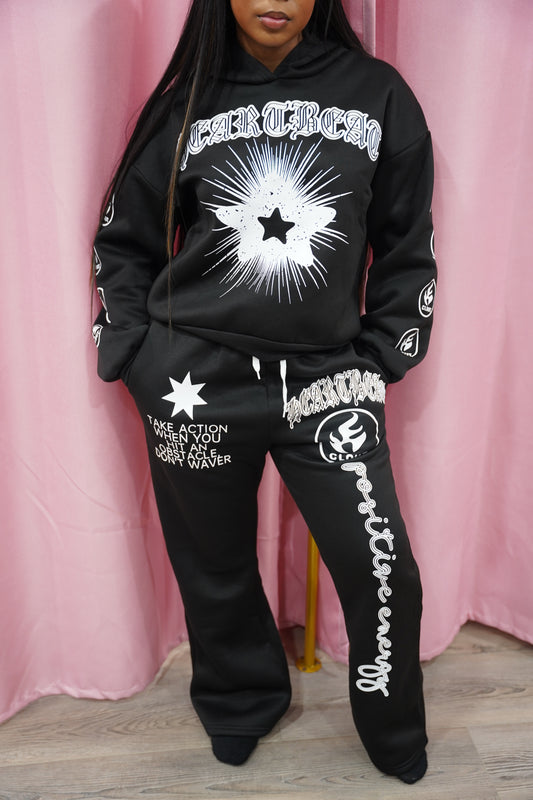 Star sweat suit